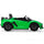 Licensed Lamborghini 24V Kids Ride On Electric Cars, Battery Powered Drifting Car with Double PU Seats, Remote Control, High-Low Speed, LED Lights, MP3, USB, Toy Gift for 3-8 Years Old, Green