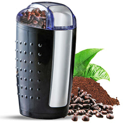 5 Core Coffee Grinder 5 Ounce Electric Large Portable Compact 150W Spice Grinder with Stainless Blade Grinder Perfect for Spices, Dry Herbs Grinds Course Fine Ground Beans for 12 Cups Coffee