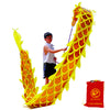 Lightweight Dragon Poi with 3D Dragon Head & Swing Rope Combo for Kids and Beginners, Flowy Dragon Ribbon Streamer Outdoor Fitness Golden Dragon Stage Prop Set