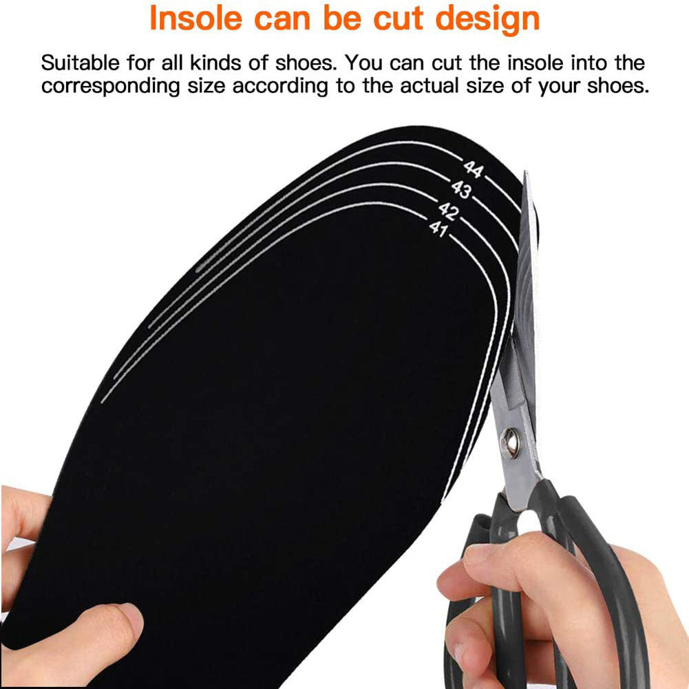 USB Chargeable Heating Insoles; Warm Shoe Insert For Winter Outdoor Activities