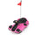 12V Kids Ride-On Drifting Car, Electric Go Kart w/ MP3, USB, LED Lights, High-Low Speed, Power Display, Protector, Battery Powered Racing Vehicle Toy Gift for Children, 8-12 Years Old,Pink