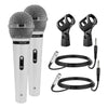 5 CORE Premium Vocal Dynamic Cardioid Handheld Microphone Unidirectional Mic with 16ft Detachable XLR Cable to ¼ inch Audio Jack and On/Off Switch for Karaoke Singing - PM 111 CH