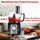 Multifunctional 600W 10Cup Classic Compact Food Processor Chef Machine Mixer Blender