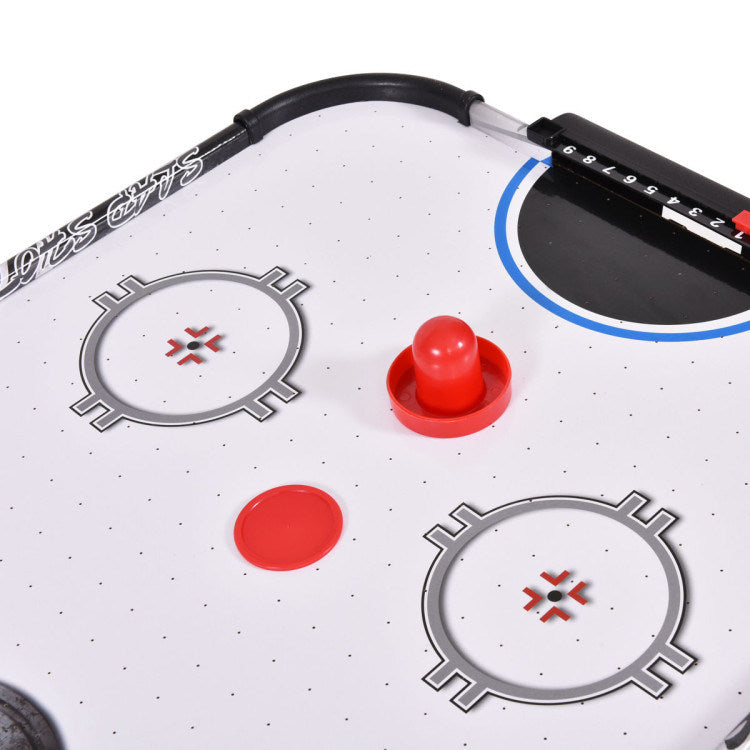 42 Inch Air Powered Hockey Table Top Scoring 2 Pushers