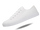 Fear0 NJ Unisex Retro Minimal All White Skateboard Sneaker Canvas Shoes