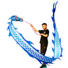 Lightweight Dragon Poi with 3D Dragon Head & Swing Rope Combo for Kids and Beginners, Flowy Dragon Ribbon Streamer Outdoor Fitness Golden Dragon Stage Prop Set