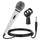 5 CORE Premium Vocal Dynamic Cardioid Handheld Microphone Unidirectional Mic with 16ft Detachable XLR Cable to ¼ inch Audio Jack and On/Off Switch for Karaoke Singing - PM 111 CH