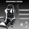 Ergonomic Gaming Chair for Adults, Comfortable Computer Chair for Heavy People, Adjustable Height Office Desk Chair with Wheels, Breathable Leather Video Game Chairs