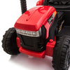 12V Kids Ride On Tractor with Trailer, Battery Powered Electric Car w/ Music, USB, Music, LED Lights, Vehicle Toy for 3 to 6 Ages, Red