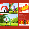 Lightweight Dragon Poi with 3D Dragon Head & Swing Rope Combo for Kids and Beginners, Flowy Dragon Ribbon Streamer Outdoor Fitness Golden Dragon Stage Prop Set