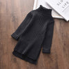 2022 New Girl Sweater Clothes Children Winter Dress Bow Doll Collar Clothes Coat Casual Dress Sweater Christmas Girls Suits