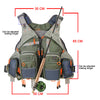 Fly Fishing Vest Pack Adjustable for Men and Women