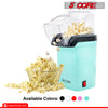 5 Core Hot Air Popcorn Popper Machine 1200W Electric Popcorn Kernel Corn Maker Bpa Free, 95% Popping Rate, 2 Minutes Fast, No Oil-Healthy Snack for Kids Adults, Home, Party, Gift POP