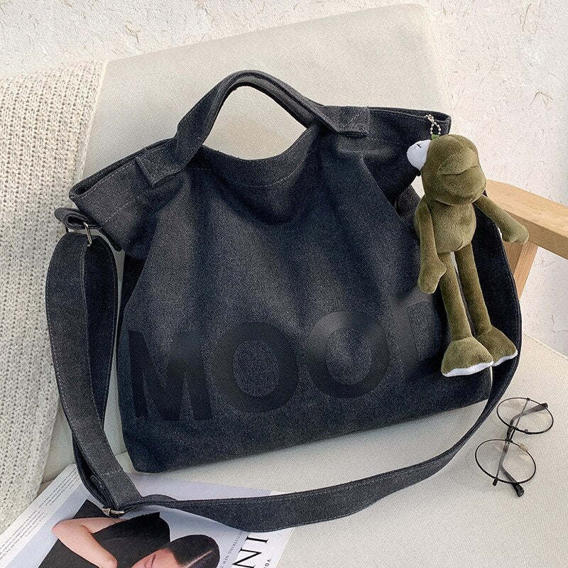 Canvas Bag High Capacity Women Handbags Shoulder Bags Designer Literary Simplicity Totes Bags Women Crossbody Bags Bolso Mujer