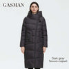 Gasman 2022 New Winter Down Jacket Women Long Thick Coat Hooded Puffer