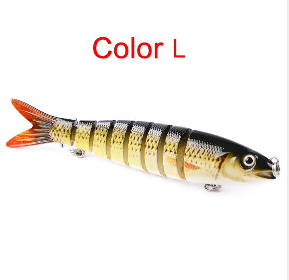 Pike Fishing Lures Artificial Multi Jointed Sections Hard Bait Trolling Pike Carp Fishing Tools