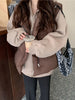 Winter Lapel Puffer Vest , Casual Pocket Fashion Loose Puffer Vest, Women's Clothing