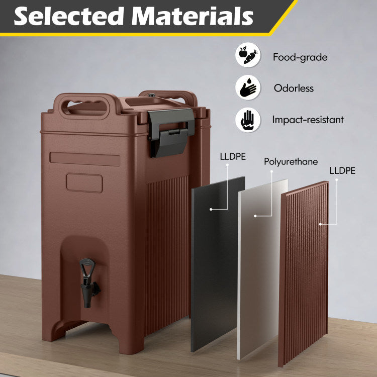 5 Gallon Insulated Beverage Server Dispenser