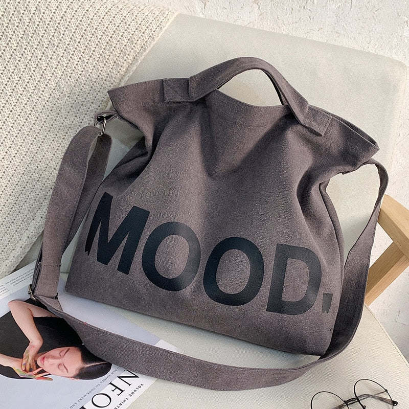 Canvas Bag High Capacity Women Handbags Shoulder Bags Designer Literary Simplicity Totes Bags Women Crossbody Bags Bolso Mujer