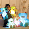 32-75CM Luminous Creative Light Up LED Teddy Bear Stuffed Animal Plush Toy Colorful Glowing Teddy Bear Christmas Gift for Kid