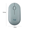 Laptop Tablet USB Receiver Slim Quiet Click 24GHz Pebble M350 Silent Bluetooth Wireless Mouse