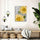 Sunflower Wall Art Bathroom Decor Yellow Flower Canvas Wall Art Sunflower Pictures Wall Decor Floral Prints Painting Framed Artwork for Bedroom Living Room Home Office Decoration,Ready to Hang 12"x15"