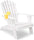 Polystyrene Adirondack Chair