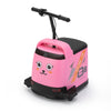 12V Kids Ride On Box, Electric Box Car with High-Low Speeds, Variable Speed Throttle, MP3, USB, Storage, Battery Powered Toy Gift for 8-12 Years Old, Pink + Black