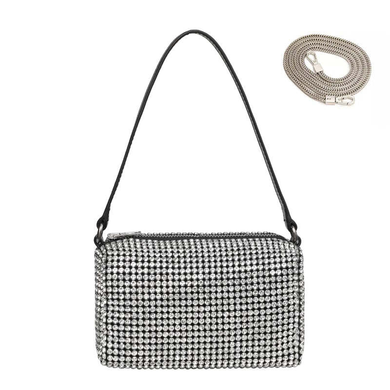 2023 Rhinestone Handbag for Women Bag Diamonds Shoulder Bag Purse Ladies Female Crossbody Bag shining diamond bag