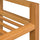 Shoe Rack with 2 Shelves Solid Oak Wood 19.7"x10.6"x15.7"