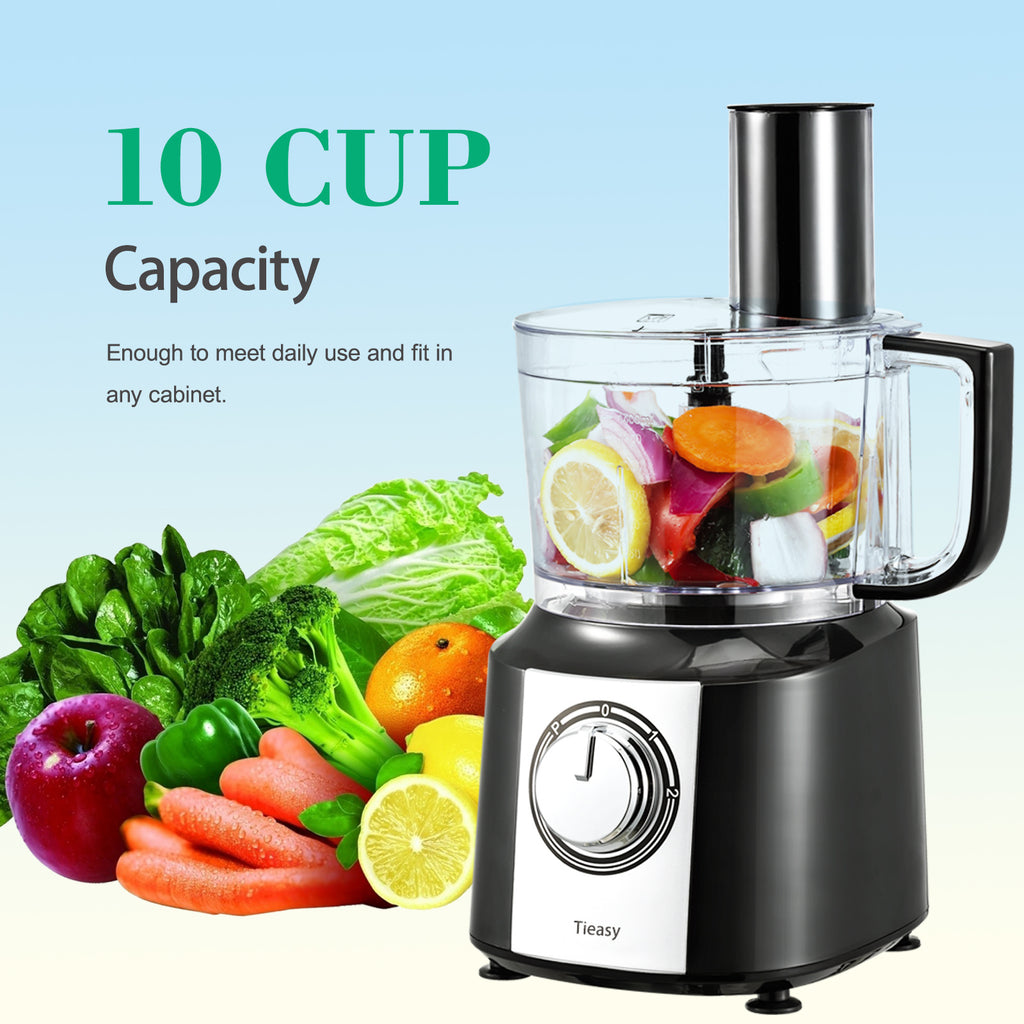 Multifunctional 600W 10Cup Classic Compact Food Processor Chef Machine Mixer Blender