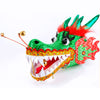 Lightweight Dragon Poi with 3D Dragon Head & Swing Rope Combo for Kids and Beginners, Flowy Dragon Ribbon Streamer Outdoor Fitness Golden Dragon Stage Prop Set