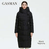 Gasman 2022 New Winter Down Jacket Women Long Thick Coat Hooded Puffer