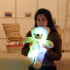 32-75CM Luminous Creative Light Up LED Teddy Bear Stuffed Animal Plush Toy Colorful Glowing Teddy Bear Christmas Gift for Kid