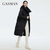 Gasman 2022 New Winter Down Jacket Women Long Thick Coat Hooded Puffer