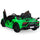 Licensed Lamborghini 24V Kids Ride On Electric Cars, Battery Powered Drifting Car with Double PU Seats, Remote Control, High-Low Speed, LED Lights, MP3, USB, Toy Gift for 3-8 Years Old, Green