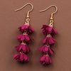 Women's Fresh Girl All Match Colorful Flower Earrings