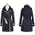Long Trench Coat for Women Double Breasted Autumn Black Spring Jacket Overcoat Female Clothing