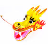 Lightweight Dragon Poi with 3D Dragon Head & Swing Rope Combo for Kids and Beginners, Flowy Dragon Ribbon Streamer Outdoor Fitness Golden Dragon Stage Prop Set