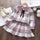2022 New Girl Sweater Clothes Children Winter Dress Bow Doll Collar Clothes Coat Casual Dress Sweater Christmas Girls Suits