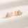 2023 new cartoon crystal peach heart earrings female students in South Korea temperament niche design versatile earrings ear jewelry