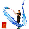 Lightweight Dragon Poi with 3D Dragon Head & Swing Rope Combo for Kids and Beginners, Flowy Dragon Ribbon Streamer Outdoor Fitness Golden Dragon Stage Prop Set