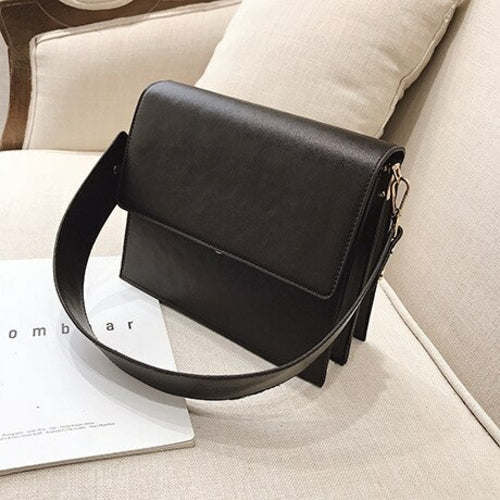 Leather Shoulder Bag Women Luxury Designer Brand Handbags Vintage