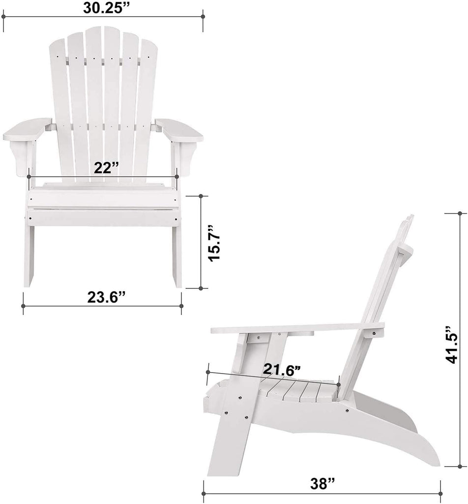 Polystyrene Adirondack Chair