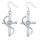 2018 New Cross-border Popular Elongated Cross Earrings