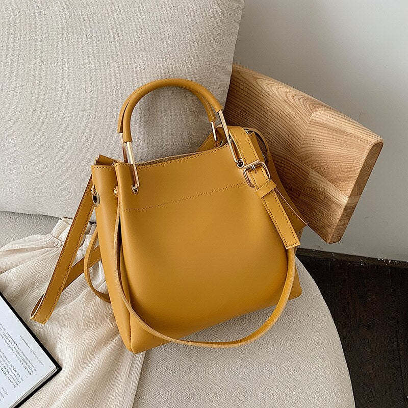 Designer Brand Luxury Women Handbags Fashion Bucket Shoulder Bag