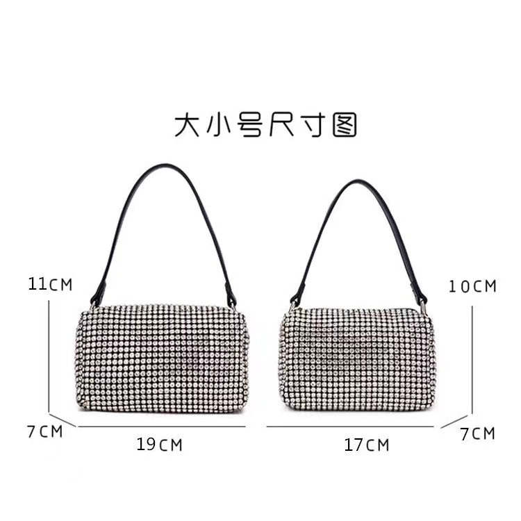 2023 Rhinestone Handbag for Women Bag Diamonds Shoulder Bag Purse Ladies Female Crossbody Bag shining diamond bag