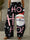 Christmas Graphic Print Straight Leg Pants, Casual Pocket Elastic Waist Pants, Women's Clothing