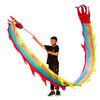 Lightweight Dragon Poi with 3D Dragon Head & Swing Rope Combo for Kids and Beginners, Flowy Dragon Ribbon Streamer Outdoor Fitness Golden Dragon Stage Prop Set