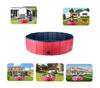 Dog Pool, 160*30/120*30 Foldable Large and Small Dog Pool, Dog Bath, 100% Safe & Non Toxic Kid's Rigid Pool